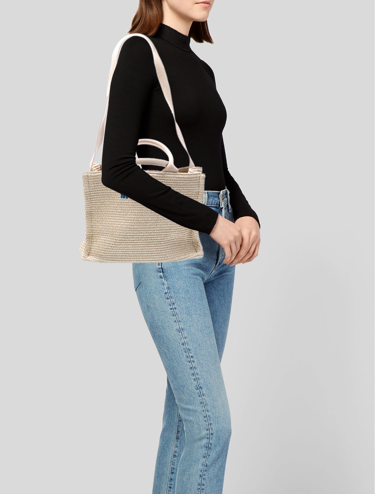 Marni Raffia Top Handle Bag